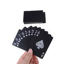 Black Plastic PVC Poker Waterproof Magic Playing Cards Table Gameã€NME