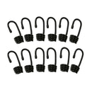 24pcs Plastic Coated Spiral Wire Hooks For Shock Cord Bungee Rope 6mm