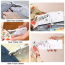 MIni Handheld Sewing Machines Portable DIY Needlework Battery Home Supplies A