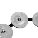 Percussion Hi-Hat Tambourine with Row Jingles Drum Set Musical Accessories