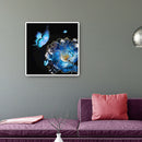 5D Diamond Painting Flower Butterfly Full Round Rhinestone Picture Decor