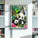 5D DIY Full Drill Diamond Painting Panda Cross Stitch Embroidery Mosaic Kit