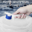 10L Collapsible Water Container Outdoor Water Carrier Storage Jug w/ Spigot