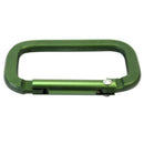 5x D-Ring Key Aluminum Carabiner Keyring Chain Snap Hook Clip Karabiner Camping