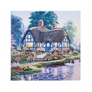 4Pc 5D Diamond Painting Special Shaped House Picture DIY Handicrafts 30x30cm