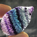 Hot Crystal Carved Rainbow Fluorite Hedgehog Natural Quartz Polish Healing Stone