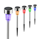 Outdoor Solar LED Light Pathway Lamp Garden Yard Path Landscape Colorful 2#