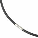 10 Black Rubber Lace Choker Necklace 450x4mm per Woman Man