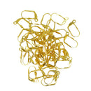 100Pcs Brass DIY French Earring Hooks Fashion DIY Jewelry Findings Ear Wires