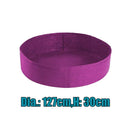 35&50 inch Raised Garden Bed Grow Bags Pot Wide Use EASY TO STORAGE Purple
