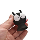 1 Pcs Red Shirt Devil Antenna Topper Eva Decorative Car Topper Balls Black 3C