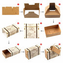 50pcs Mini Suitcase Kraft Candy Box Bonbonniere Wedding Gift Boxes Travel T