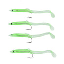 4Pcs Luminous Fishing Shrimp Lure Bait Plastic Shrimp Bait Squid Shrimp Lur-OZ