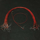 10Pc 50cm Fishing Trace Wire Lure Stainless Steel Wire Leader Fishing Line SNY