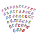 50pcs cartoon wooden dinosaur buttons sewing crafts decoration scrapbook ME