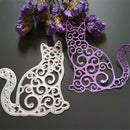 Lovely Lace Animal Cat Scrapbooking Die Stamps Sstencils Embossing Party Card LJ