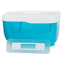 Wall Mounted Bathroom Tissue Box Self-adhesive Waterproof Blue L