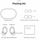 A6S Mini TWS Headset Bluetooth 5.0 Earphone Stereo Earbuds with Charging Bo S1W2