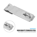 Hasp Staple Shed Latch Stainless Steel Door Lock Padlock Clasp (C 5 inch) A