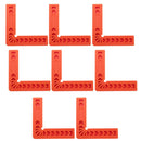 8 Packs 90 Degree Positioning Squares, Plastic Right Angle Clamps Woodworking