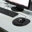 2x Comfortable Wrist Protection Memory Foam Blue Mouse Pad + Black Mouse Pad
