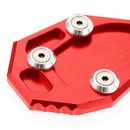 Red Side Stand Enlarge Kickstand Extension Pad For YAMAHA MT-07 14-15