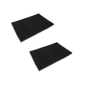 2 Pieces Rubber Service Bar Mat Home Beer Drink Heavy Duty Drip Mat 45x30cm