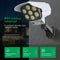 3 Modes 77 LED Solar Wall Lamp PIR Motion Sensor Waterproof Street Light