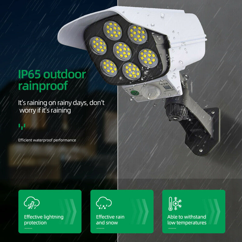 3 Modes 77 LED Solar Wall Lamp PIR Motion Sensor Waterproof Street Light