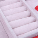 Mini Jewelry Organizer box PU leather jewelry box princess dressing birthda