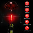 Bicycle Rear Light, IPX6 Waterproof LED Bike Tail Lights, 5 Lighting Modes,