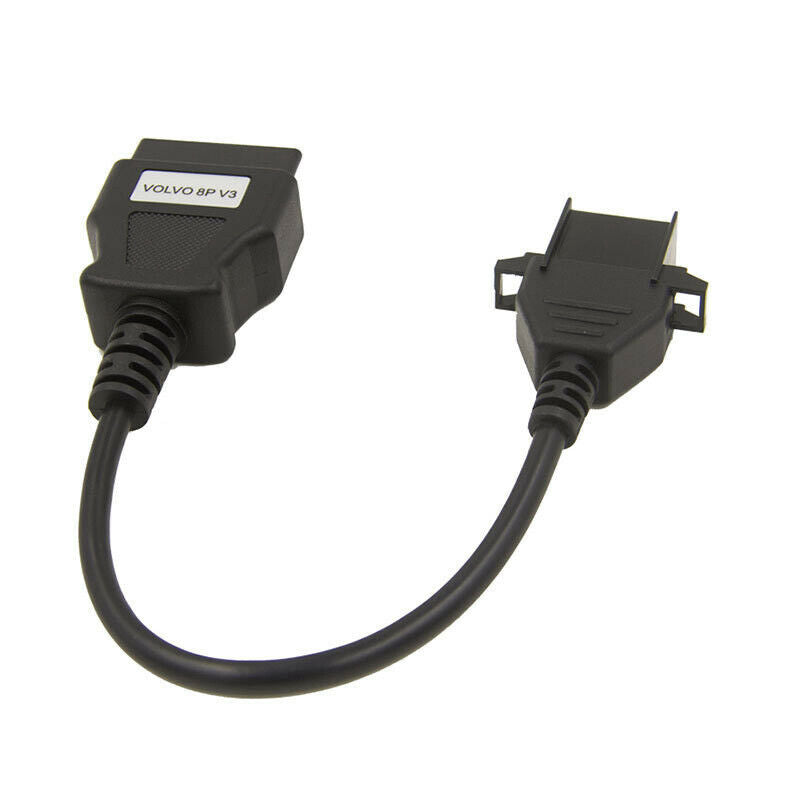 8 Pin Cable For Volvo Truck Heavy Duty Diagosis Connector OBD OBD2 Truck Ca