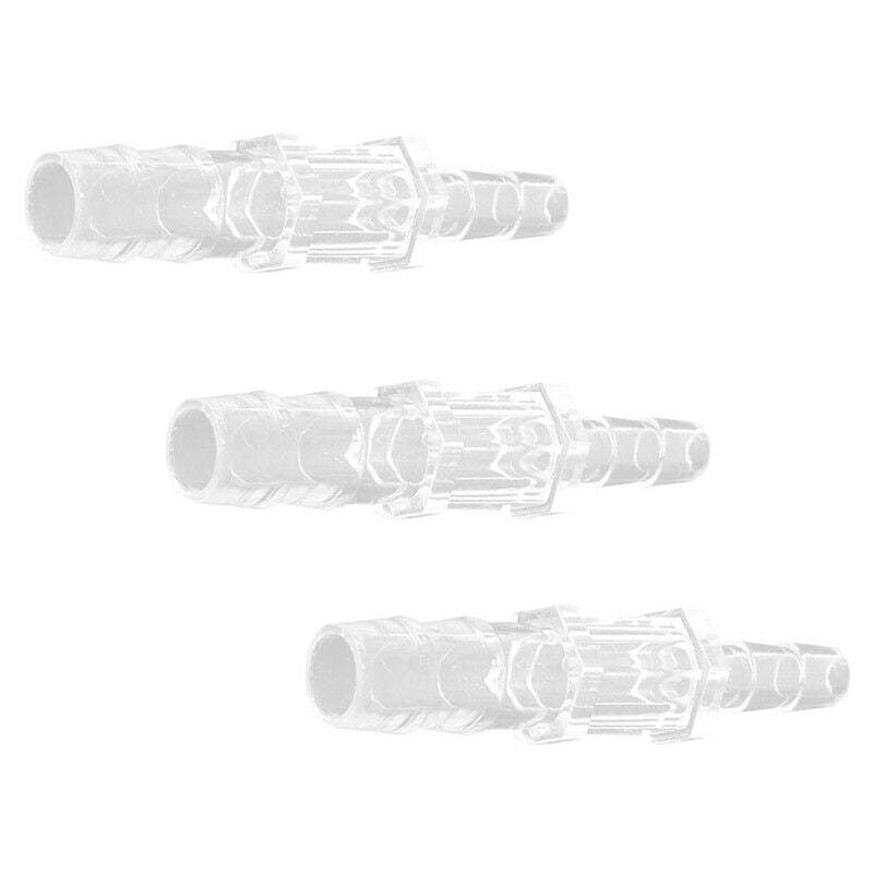 Aquarium Air Tube Pipe Hose Connector Adapter 4.5mm to 7mm Diameter 3 parts U3O8