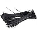 250 pcs 4*300mm 2.7mm Nylon Plastic Zip Trim Wrap Cable Loop Ties Wire Self Lock
