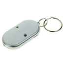 LED Key Finder Locator Find Lost Keys Keychain Whistle Sound Key Holder Ring New