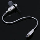 Portable Mini USB2.0 Desk Fan with 5 Color LED Light Switchable