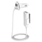 Dual USB Cigarette Socket Lighter Car Charger with 2 Ports USB Adapter White