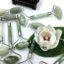 Natural Jade Guasha Face Massage Jade Rollers Facial Body Massager Beauty Tools