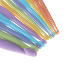 12pcs 2-10mm Plastic Crochet Hooks Kit Knitting Needles Craft Weave Tools