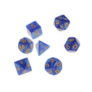 14 Pieces Acrylic Polyhedral Digital Dices Die for Party Casino Pub Card Game