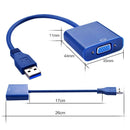 USB 3.0 2.0 to VGA Multi-display Adapter Converter External Video Graphic Card b