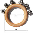 Children's Wooden Rattle Safety and Environmental Protection Children's Mus X4N8