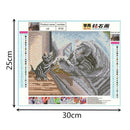 5D DIY Full Drill Diamond Painting Novelty Cat Cross Stitch Embroidery Kits