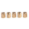 5 Pieces Brass Guitar Truss Rod Nut for Electric Guitar Bass Parts Stringed