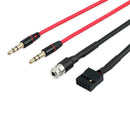 For BMW E46 Car Audio Female AUX IN Input Cable + 3.5mm Male Cable 1998-2006 cdf