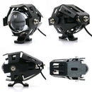 1pc 30W U5 Motorcycle Motorbike Headlight LED Fog Spot Lights Bulb & Switch ISX