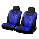 Butterfly Car Seat Covers PU Leather Auto Seat Protector (4pcs/set Blue)