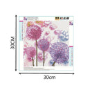 Full Dandelion DIY 5D Diamond Painting Embroidery Cross Stitch Crafts Purple