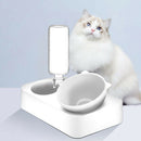 Double Cat Dog Bowls Elevated Pet Food Water Bowl Raised Elevated Adjustabl