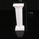 8Pcs/Set White Small+Large Plastic Cake Pillars,Wedding Cake Pillars Stand, G7F2